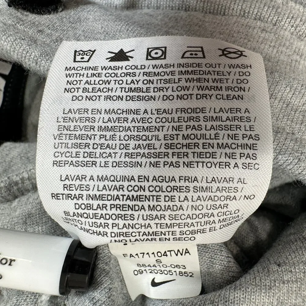 Nike Sweatpants WMNS S Gray NSW AV15 Athletic Pant High Rise Stretchy Active